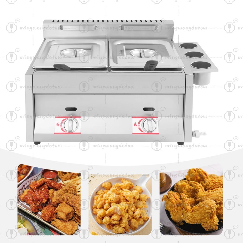 Deep Fryer Stainless - NUOVA Friggitrice Professionale a Gas da