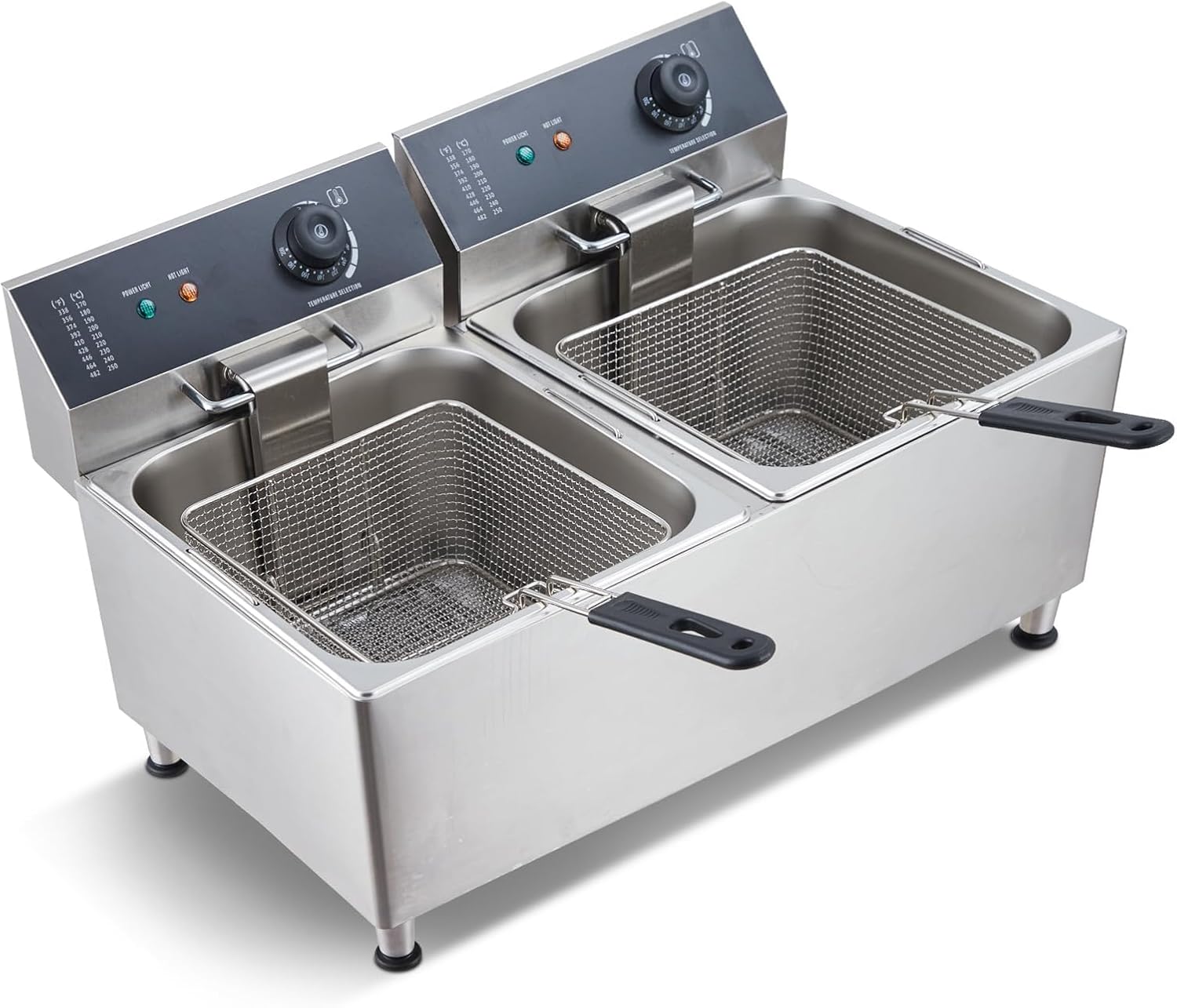 Deep Fryer Stainless - Friggitrice Elettrica Commerciale Tacleekii 11L a