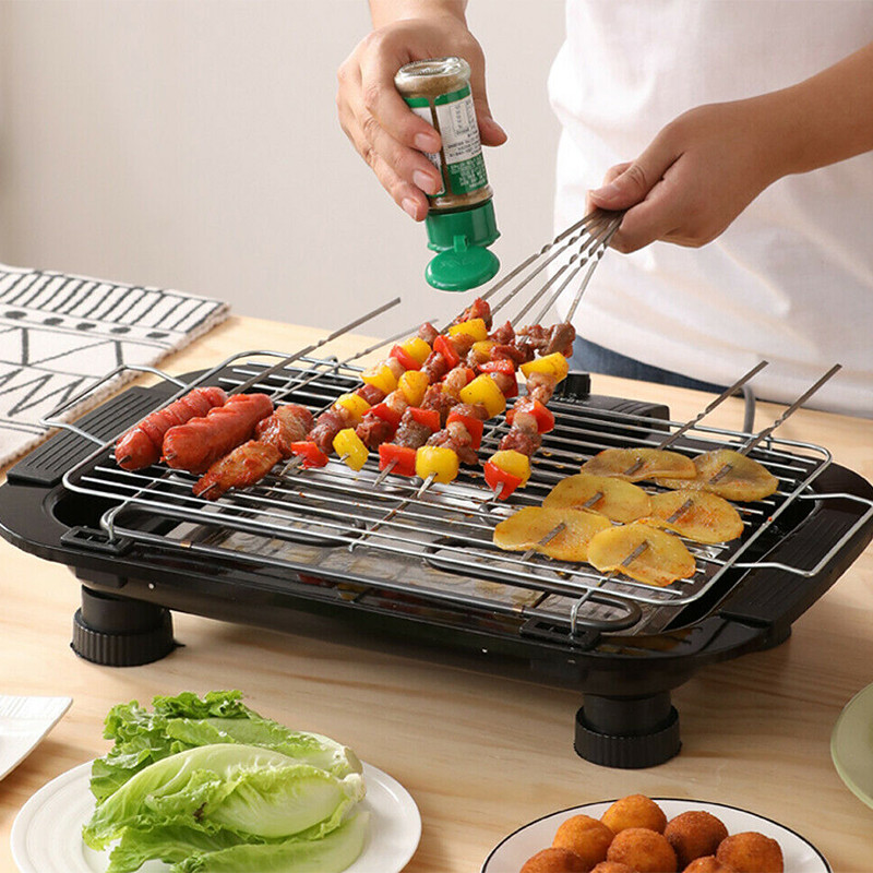 Electric Smoker Bbq - Griglia senza fumo per uso domestico