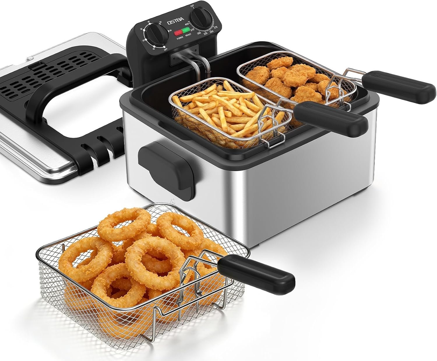 Friggitrice Elettrica con 3 Ce - Deep Fryer Stainless recensione e prezzo