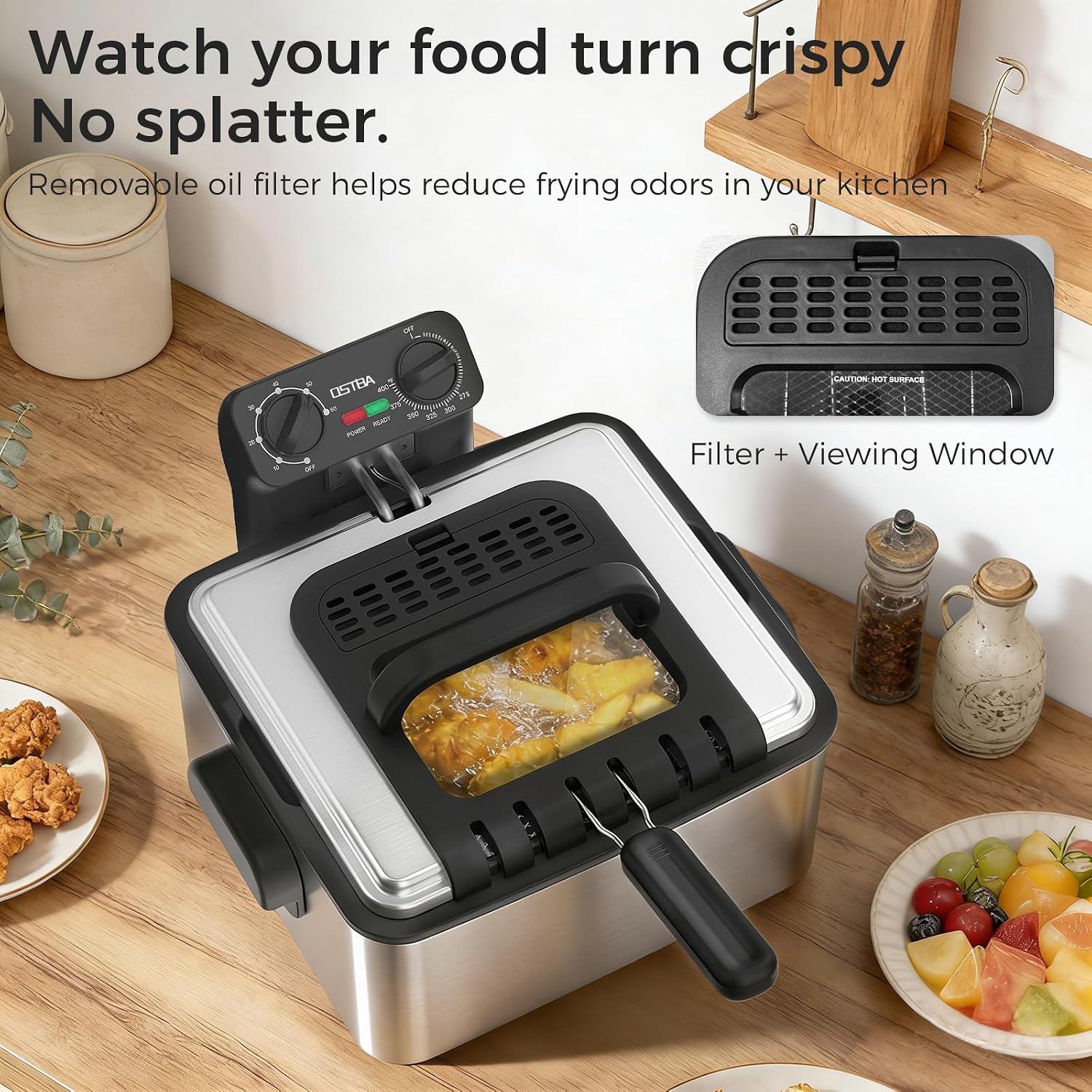 Friggitrice Elettrica con 3 Ce - Deep Fryer Stainless recensione e prezzo