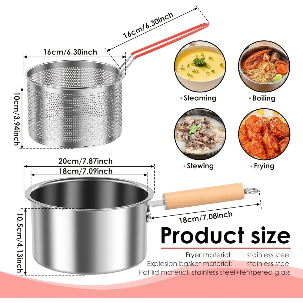 Friggitrice in acciaio inox da - Deep Fryer Stainless recensione e prezzo