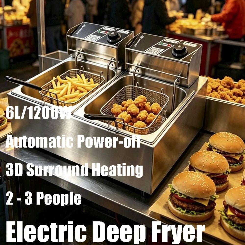 Friggitrice elettrica da 6 lit - Deep Fryer Stainless recensione e prezzo