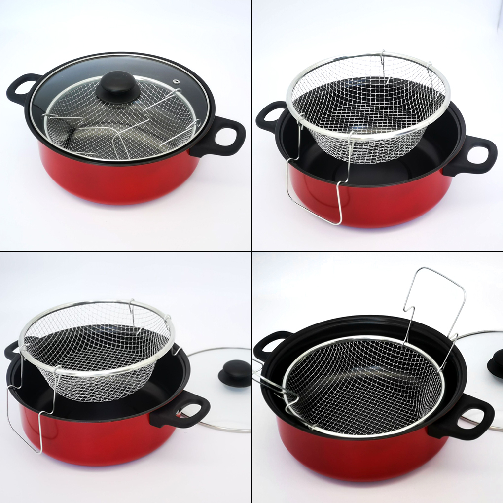 Pentola per friggere con coper - Deep Fryer Stainless recensione e prezzo